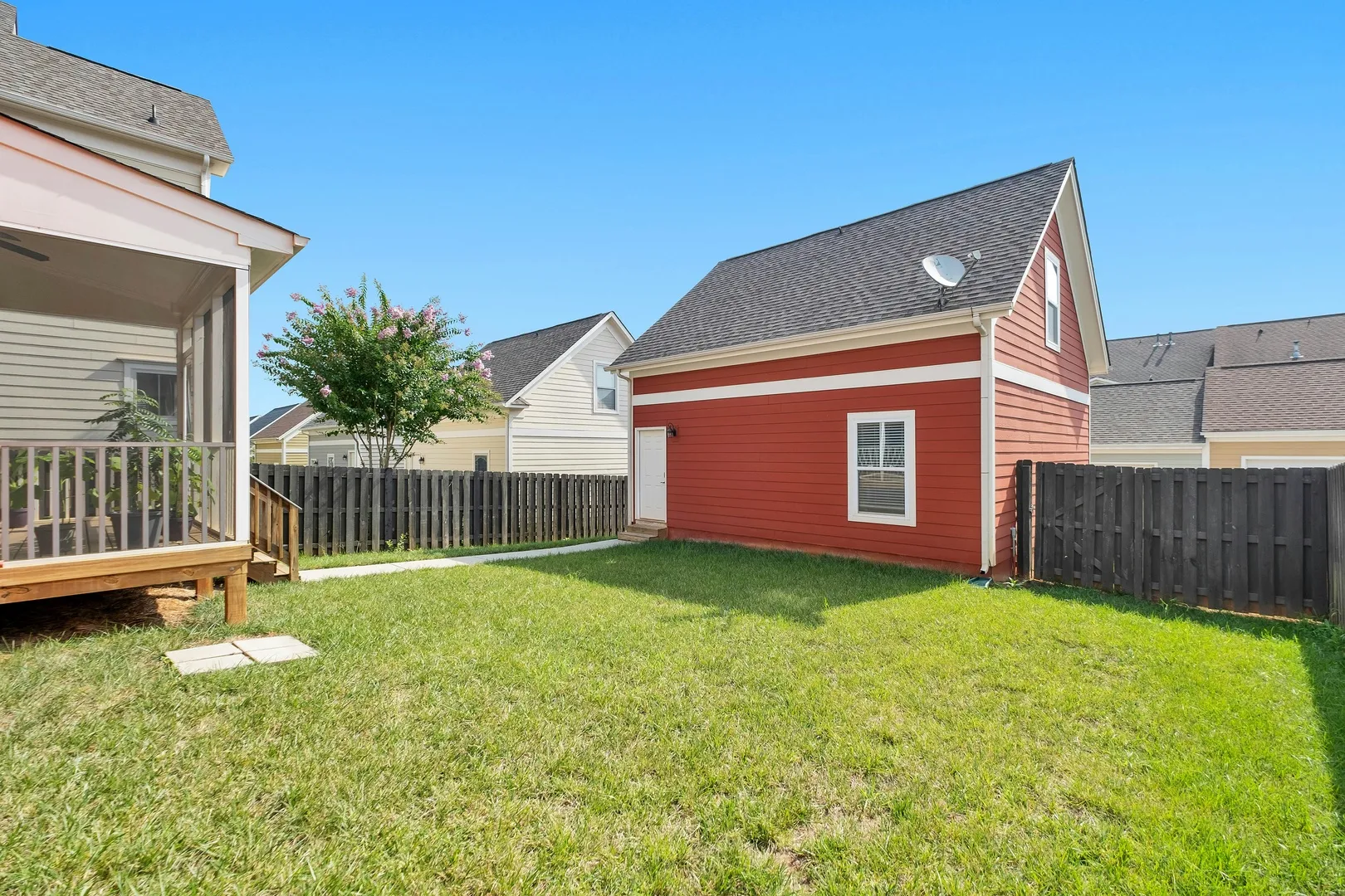 Before the Landscape Yard preset