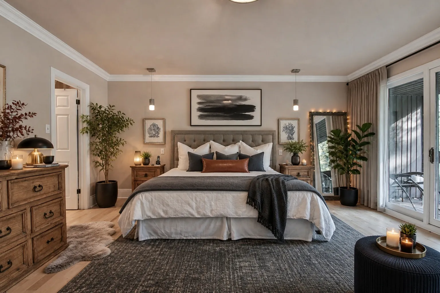 Free AI interior design for a bedroom