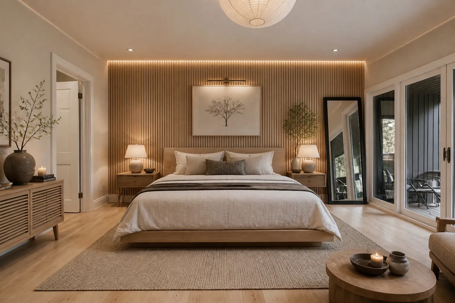AI room design app result for a bedroom