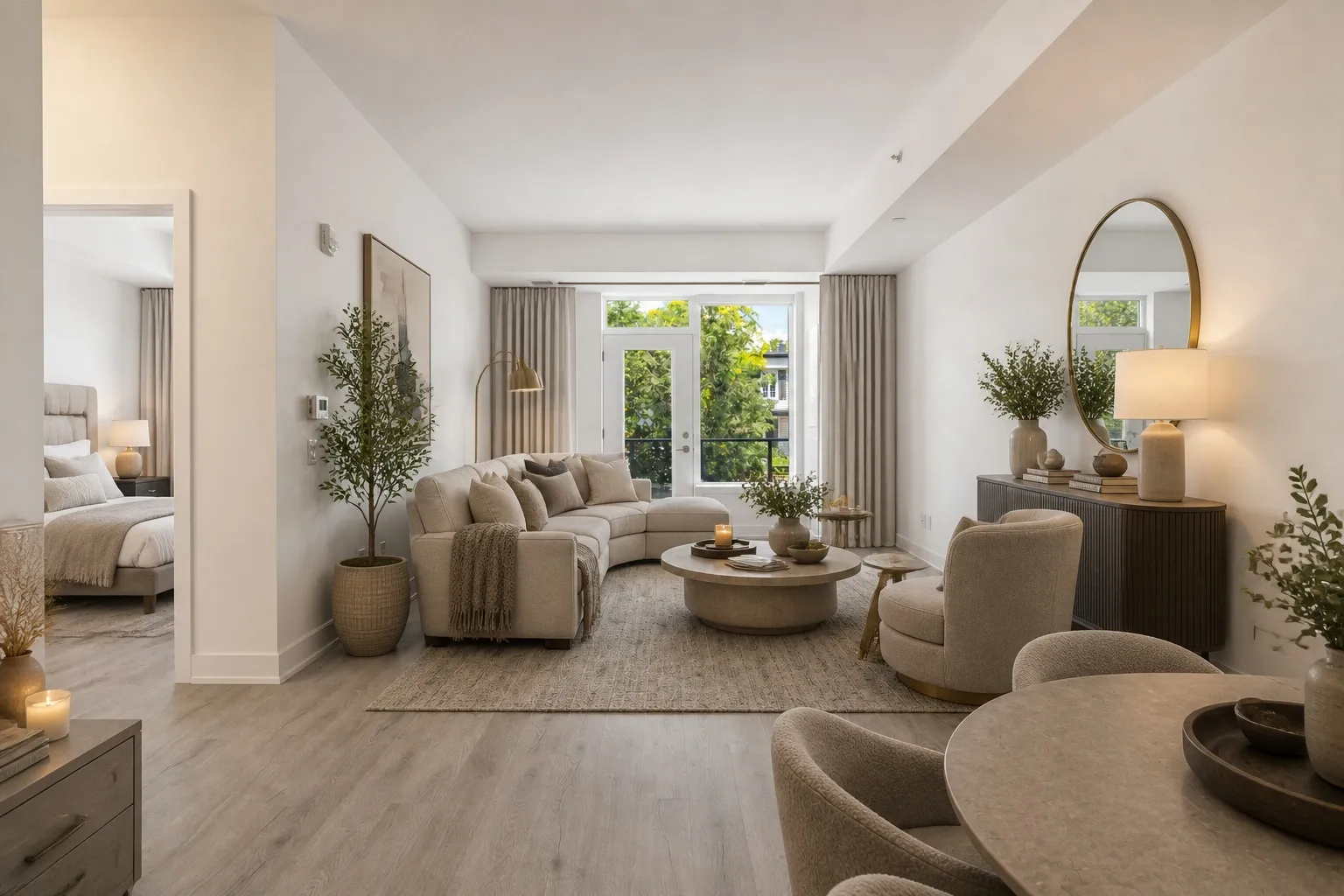 After the Virtual Staging preset