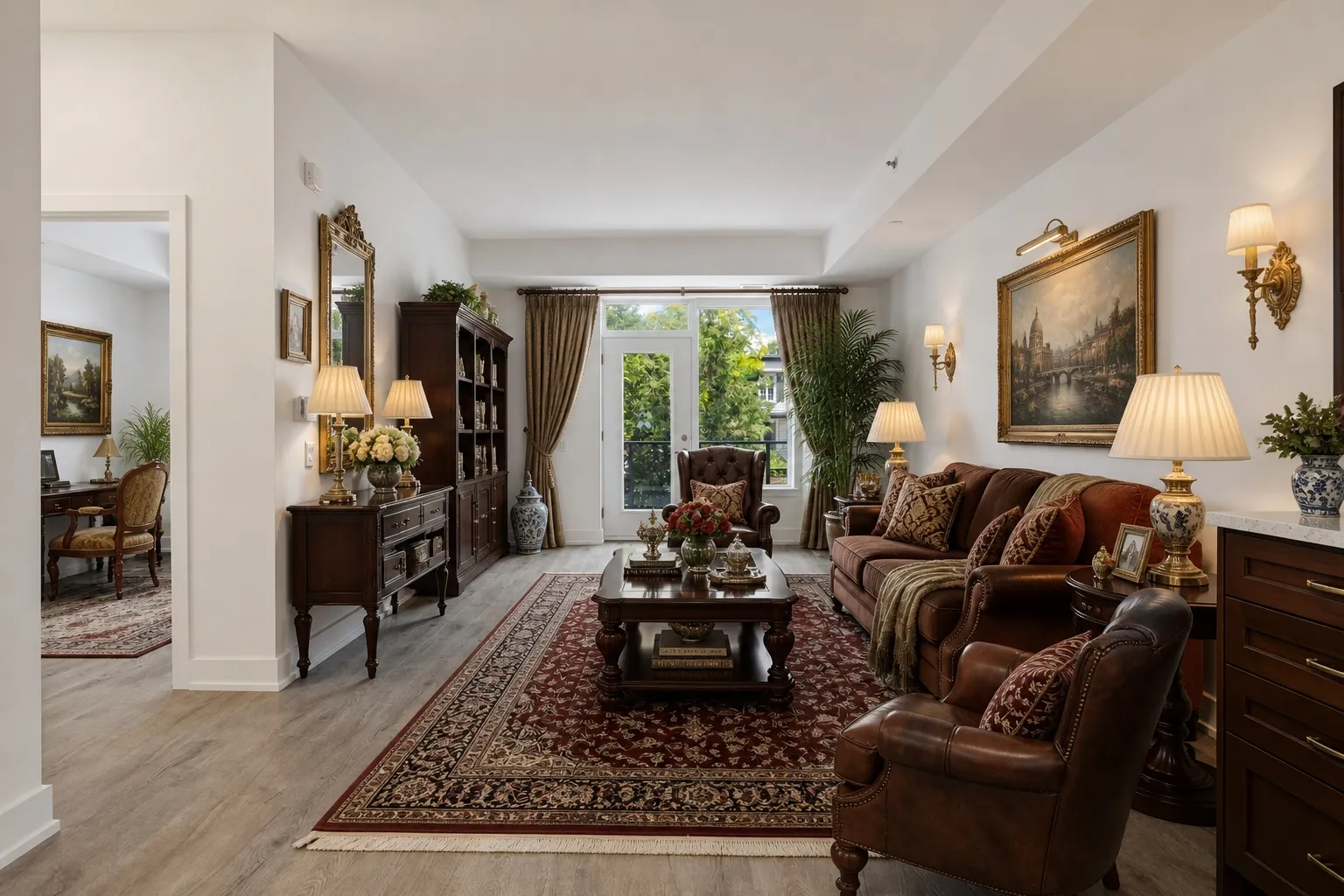 Virtual staging AI result for the same listing photo