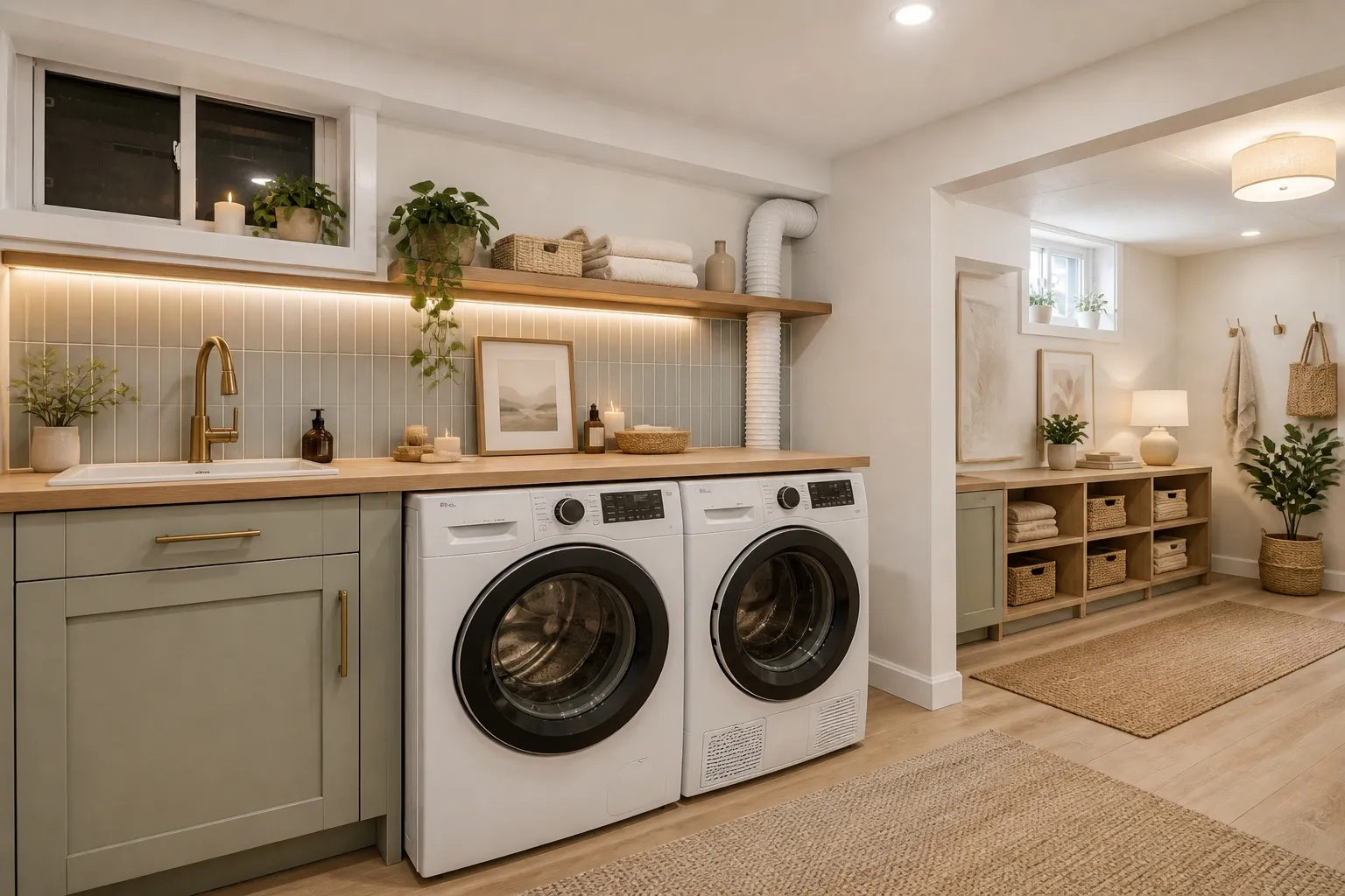 AI design for a laundry room