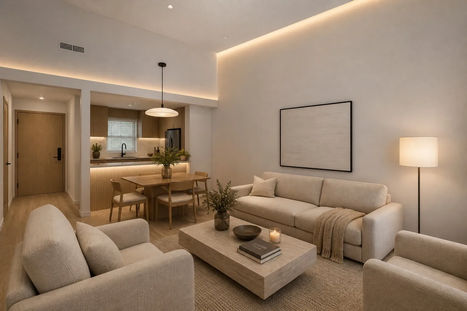 Living room in Minimalist style